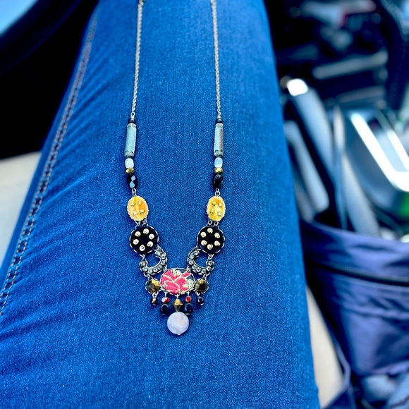 Ayala Bar Jewelry Vintage Ayala Bar Necklace With Floral Accents In